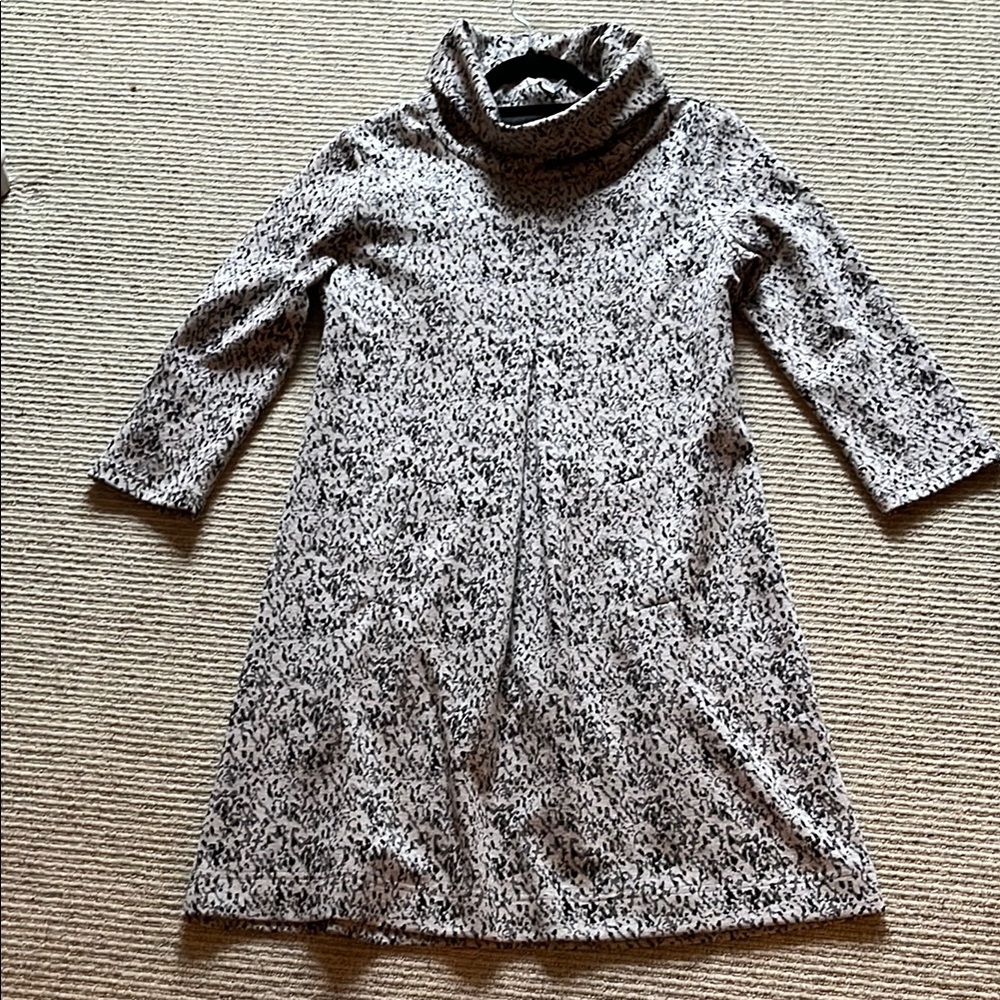 Cozy Gray Turtleneck Dress by Tyler Boe